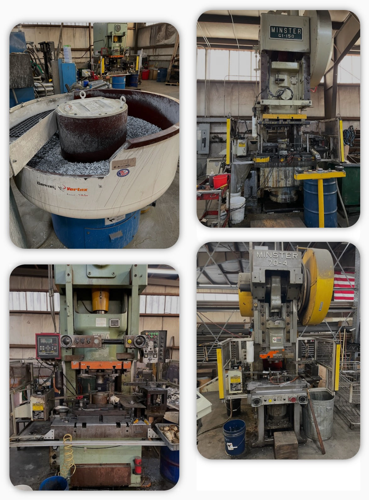 Bevin Bros MFG processes
