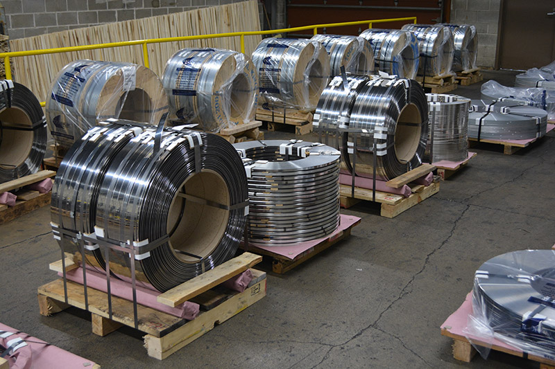 Bevin Bros MFG - Coils on Pallets